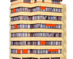 Kibri H0 - 38218 - H0 Hochhaus mit Ladenpassage und Penthauswohnung inkl. Etageninnenbeleuchtung - Artikelbild