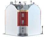Kibri H0 - 38295 - H0 Stadthaus mit Figur und Hausbeleuchtung **Auslauf** - Artikelbild