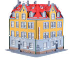 Kibri H0 - 38350 - H0 Eckhaus inkl. Hausbeleuchtungs-Startset - Artikelbild