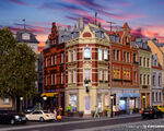 Kibri H0 - 38355 - H0 Eckhaus am Hanseplatz - Artikelbild
