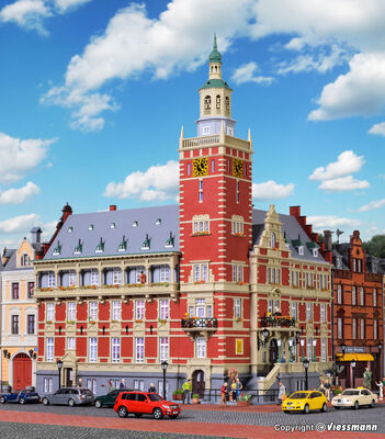Kibri H0 - 38381 - H0 Rathaus Leer - Artikelbild