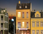 Kibri H0 - 38393 - H0 Stadthaus Eiscafé/Bäckerei in Düsseldorf - Artikelbild