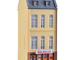 Kibri H0 - 38393 - H0 Stadthaus Eiscafé/Bäckerei in Düsseldorf - Artikelbild