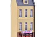 Kibri H0 - 38393 - H0 Stadthaus Eiscafé/Bäckerei in Düsseldorf - Artikelbild