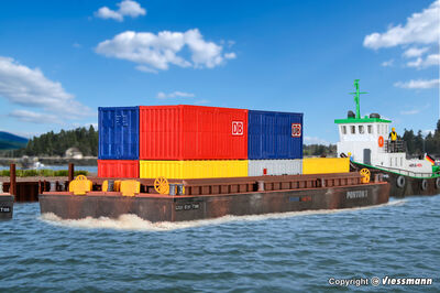 Kibri H0 - 38524 - H0 Leichter für Schüttgüter oder Container - Artikelbild