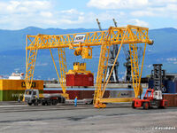 Kibri H0 - 38530 - H0 DEMAG Containerkran