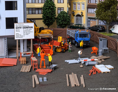 Kibri H0 - 38538 - H0 Deko-Set Baustellenzubehör - Artikelbild