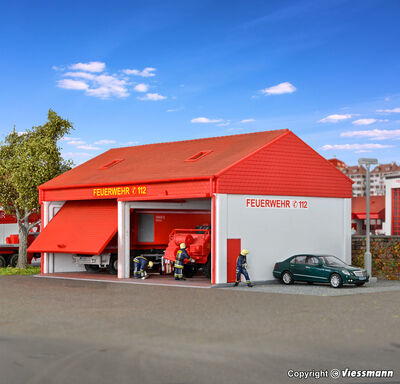 Kibri H0 - 38542 - H0 Kleine Feuerwehrgarage - Artikelbild