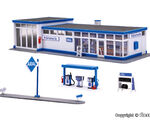 Kibri H0 - 38544 - H0 Historische ARAL Tankstelle inkl. LED-Beleuchtung, Funktionsbausatz - Artikelbild