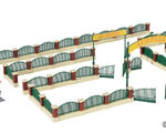 Kibri H0 - 38601 - H0 Deko-Set Zaun für englischen Garten - Artikelbild