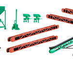 Kibri H0 - 38606 - H0 Deko-Set Förderbänder und Schüttsilo - Artikelbild
