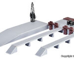 Kibri H0 - 38620 - H0 Deko-Set Laderampen mit Kran - Artikelbild