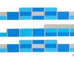 Kibri H0 - 38623 - H0 Schallschutzwand, blau - Artikelbild