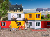 Kibri H0 - 38627 - H0 Gebäude-Container, 6 Stück