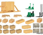 Kibri H0 - 38628 - H0 Deko-Set Transport - Artikelbild