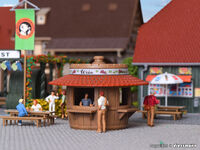 Kibri H0 - 38673 - H0 Verkaufsstand Bier und Wein