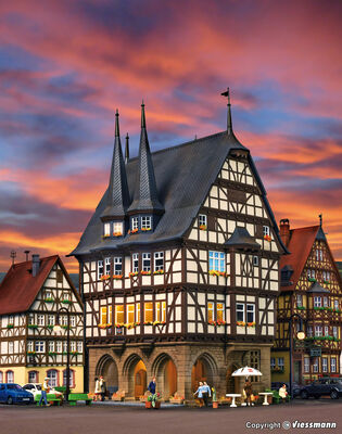 Kibri H0 - 38900 - H0 Rathaus Alsfeld - Artikelbild