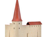 Kibri H0 - 38915 - H0 Stadtmauer mit Rundturm in Weil - Artikelbild