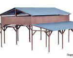 Kibri H0 - 39095 - H0 Holzunterstand - Artikelbild