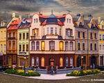 Kibri H0 - 39100 - H0 Eckhaus Diplomatenvilla in Bonn - Artikelbild
