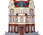 Kibri H0 - 39100 - H0 Eckhaus Diplomatenvilla in Bonn - Artikelbild