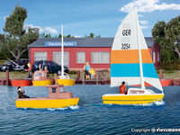 Kibri H0 - 39159 - H0 Set Boote