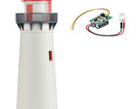 Kibri H0 - 39170 - H0 Leuchtturm mit LED-Leuchtfeuer, Funktionsbausatz - Artikelbild