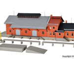 Kibri H0 - 39462 - H0 Güterhalle mit Lademaß und Freiladerampe - Artikelbild