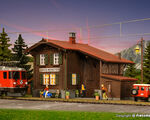 Kibri H0 - 39493 - H0 Bahnhof Davos-Monstein inkl. Hausbeleuchtungs- Startset, Funktionsbausatz - Artikelbild