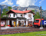 Kibri H0 - 39496 - H0 Bahnhof Maienfeld inkl. Hausbeleuchtungs- Startset - Artikelbild