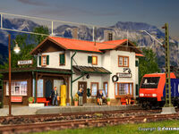 Kibri H0 - 39496 - H0 Bahnhof Maienfeld inkl. Hausbeleuchtungs- Startset