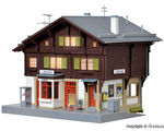 Kibri H0 - 39497 - H0 Bahnhof Litzirüti inkl. Hausbeleuchtungs- Startset - Artikelbild