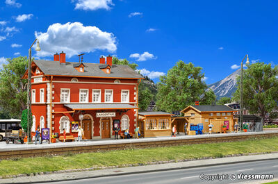 Kibri H0 - 39504 - H0 Bahnhof Langenthal mit Nebengebäuden - Artikelbild