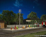 Kibri H0 - 39564 - H0 Bahnsteig Zell an der Mosel mit LED-Beleuchtung, Funktionsbausatz - Artikelbild