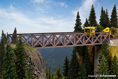 Kibri H0 - 39702 - H0 Fachwerk-Stahlbrücke, eingleisig - Artikelbild