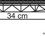 Kibri H0 - 39703 - H0 Fischbauchträgerbrücke, eingleisig - Artikelbild