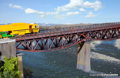 Kibri H0 - 39703 - H0 Fischbauchträgerbrücke, eingleisig - Artikelbild
