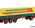 Kibri H0 - 14699 - H0 RABA 2-achs Zugmaschine mit HUNGAROCAMION Planenauflieger - Artikelbild
