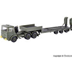 Kibri H0 - 18024 - H0 Bundeswehr MAN mit Tiefladeauflieger - Artikelbild