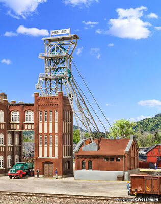 Kibri H0 - 39845 - H0 Förderturm mit Maschinenhaus inkl. Antrieb - ersetzt 49845 - Artikelbild