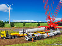 Kibri H0 - 13520 - H0 Windkraftanlagentransport