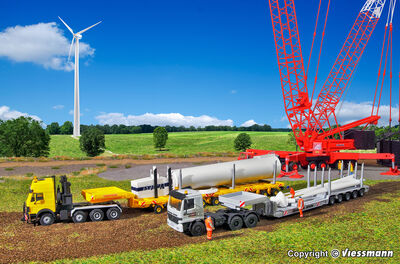 Kibri H0 - 13520 - H0 Windkraftanlagentransport - Artikelbild