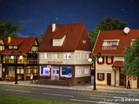 Vollmer H0 - 43870 - H0 Erotikshop mit Inneneinrichtung und LED-Beleuchtung
