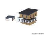 Kibri - 38337 - H0 Kubushaus Saskia mit Carport - Polyplate Bausatz - Artikelbild