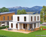 Kibri - 38339 - H0 Kubushaus Lina mit Terrasse - Polyplate Bausatz - Artikelbild