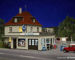 Kibri H0 - 38202 - H0 Wohnhaus mit Werkstatt - Artikelbild