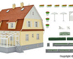 Kibri H0 - 38700 - H0 Wohnhaus mit Wintergarten - Artikelbild