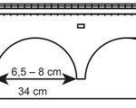 Kibri H0 - 39722 - H0 Steinbogenbrücke mit Eisbrecherpfeilern gebogen, eingleisig - Artikelbild