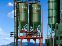Kibri H0 - 39931 - H0 Doppelsilo SchwarzBau