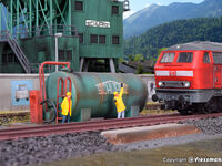 Kibri H0 - 39932 - H0 Dieseltankstelle SchwarzBau